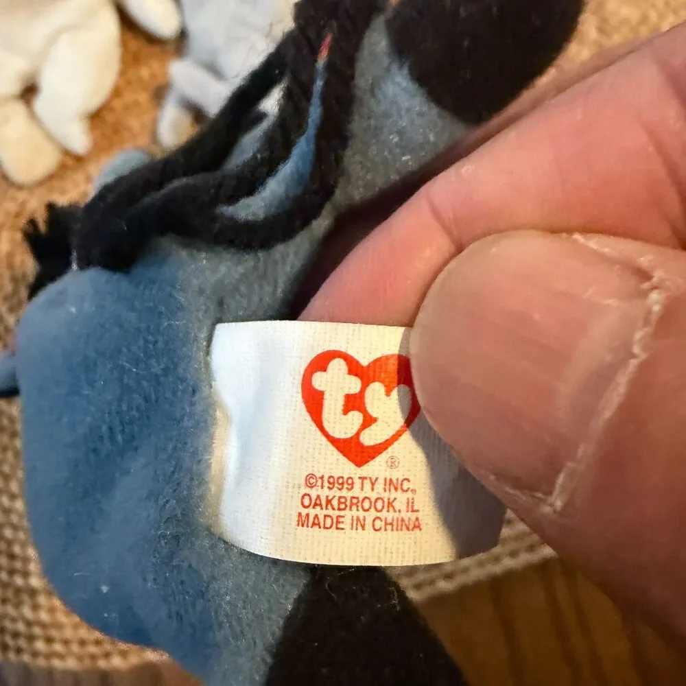 Ty Teenie Beanie Babies American Trio Libearty Righty Lefty McDonalds Tags